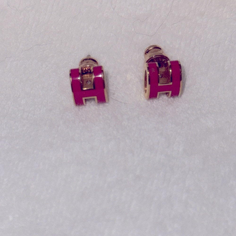 Hermes Mini Pop H Earrings